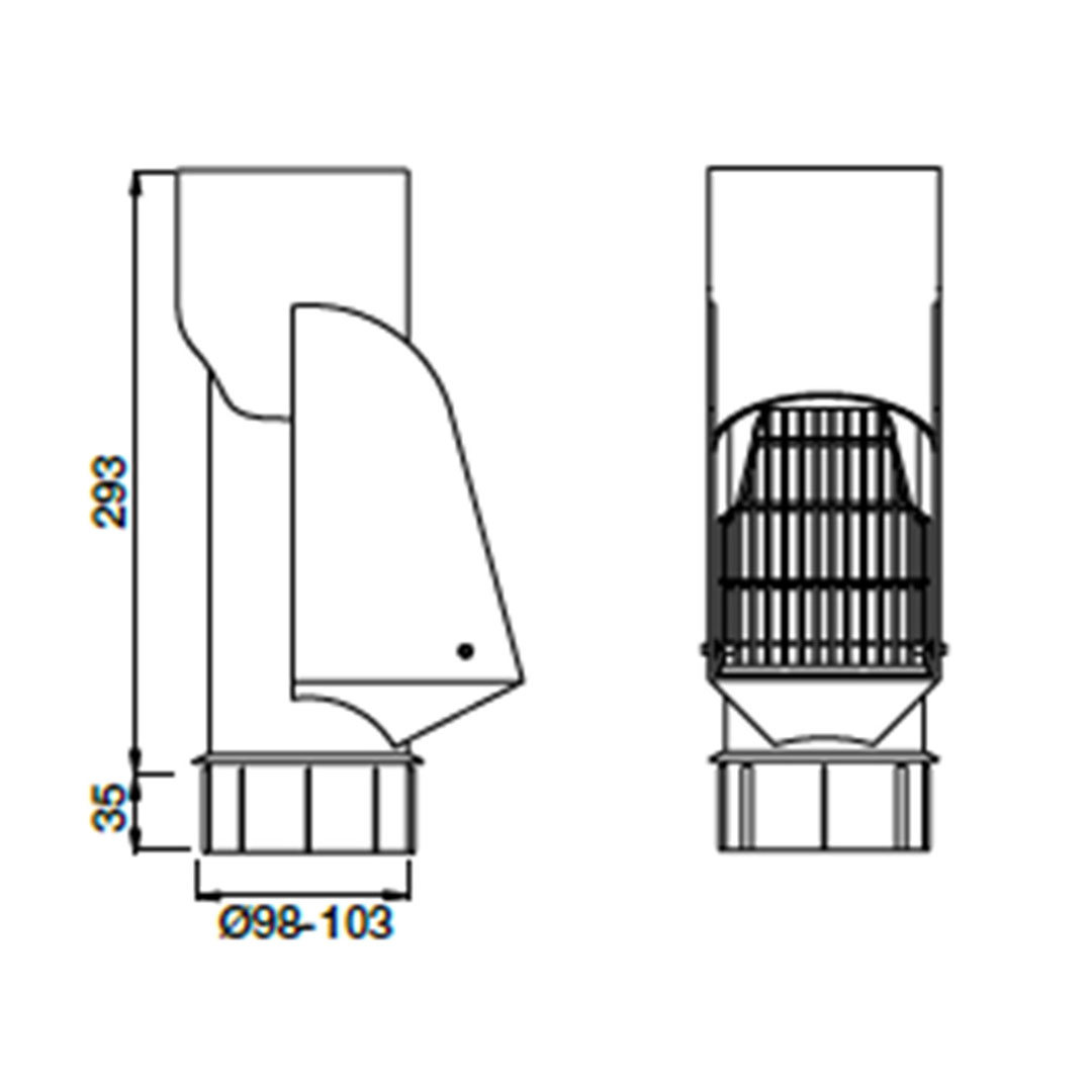 排水口 排出トラップ 白 SLS-001 雨どい 雨樋 北欧 Lindab リンダブ スウェーデン シマブン