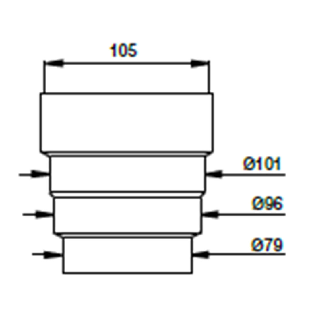 排水口 配管コネクター 白 MRT-001 雨どい 雨樋 北欧 Lindab リンダブ スウェーデン シマブン