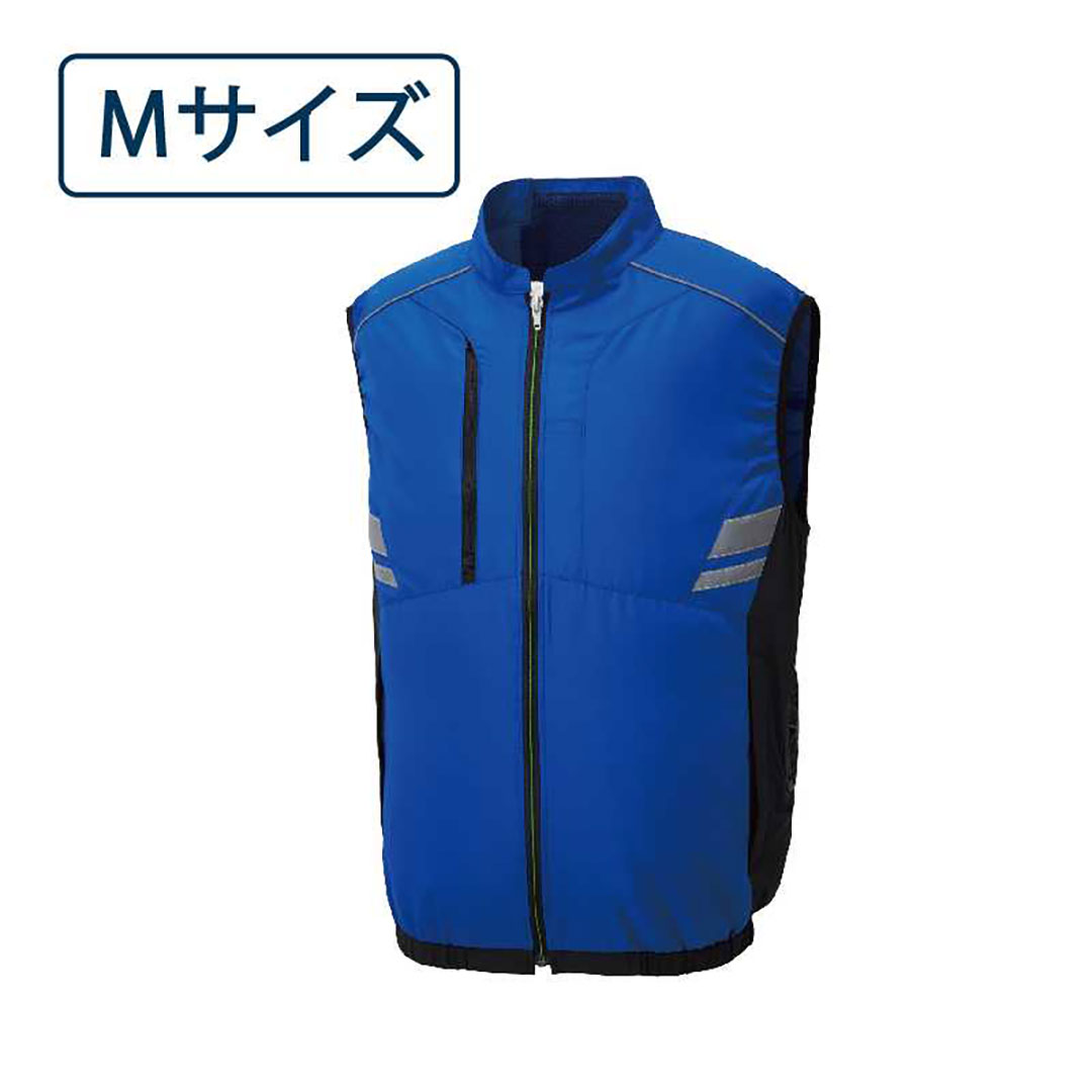 空調風神服 ベスト(服のみ) M ブルー KF92322 サンエス EFウェア 作業着 空調ウェア