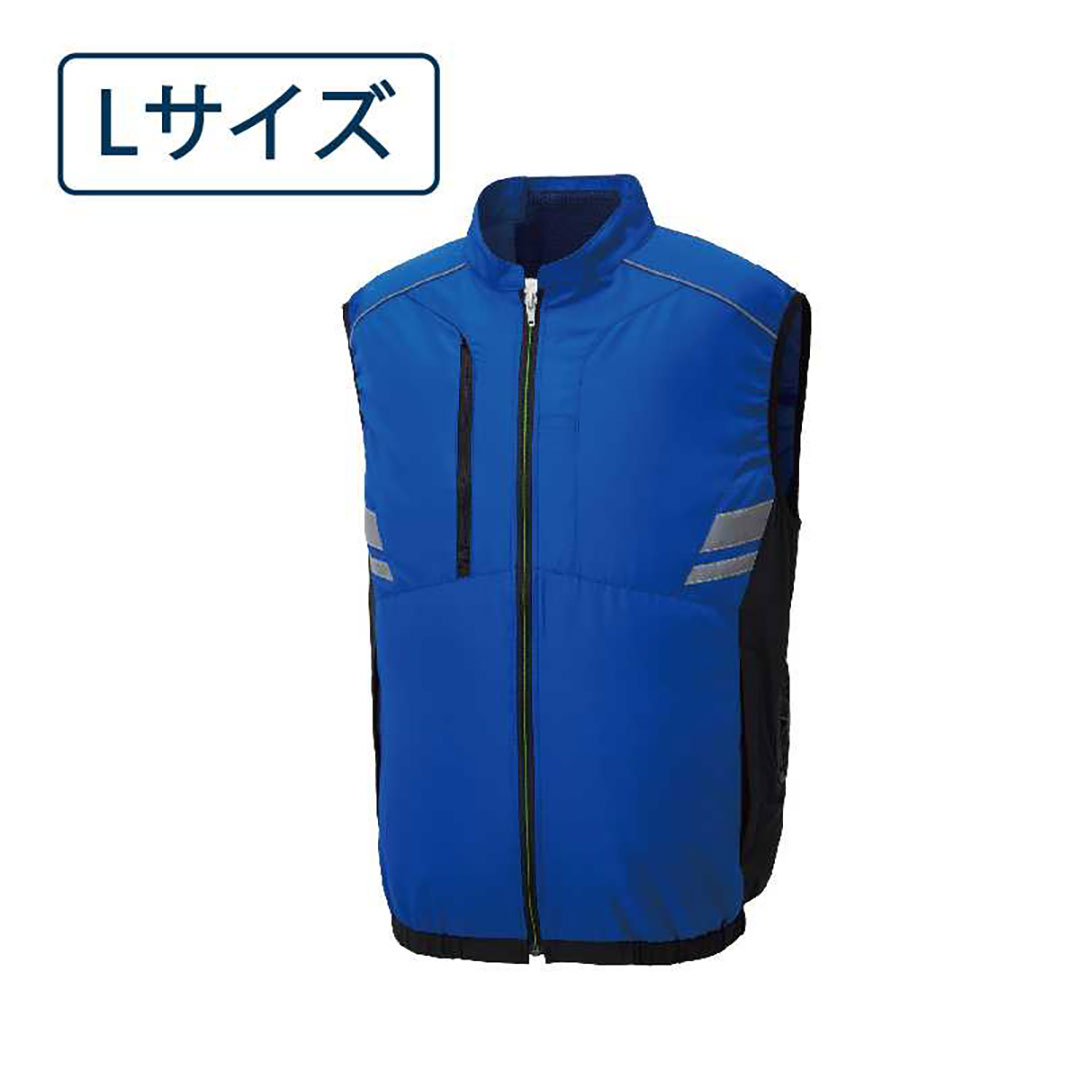 空調風神服 ベスト(服のみ) L ブルー KF92322 サンエス EFウェア 作業着 空調ウェア