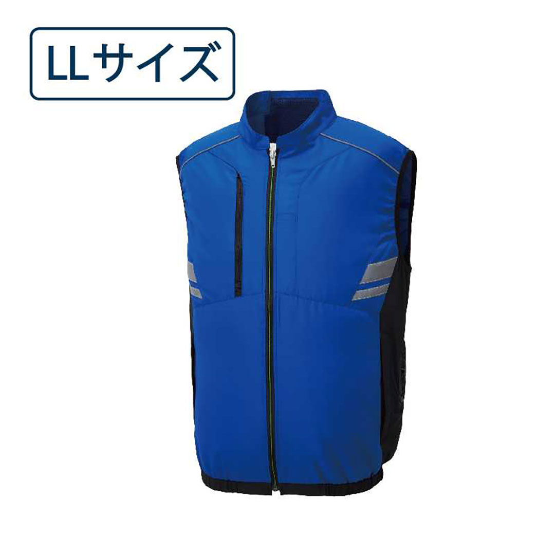 空調風神服 ベスト(服のみ) LL ブルー KF92322 サンエス EFウェア 作業着 空調ウェア