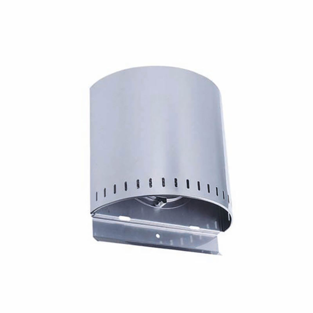 外壁用 ステンレス製 換気口(バイパスフード)径Φ100用 金網型10メッシュ 耐外風  換気フード NFN100S