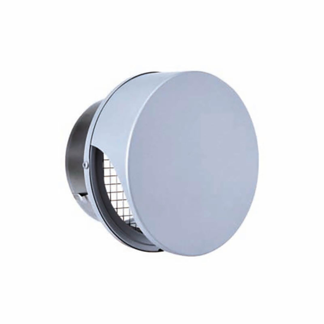 外壁用 ステンレス製 換気口(薄型フラットフード)径Φ100用 金網型3メッシュ 薄型 換気フード SNU100RS