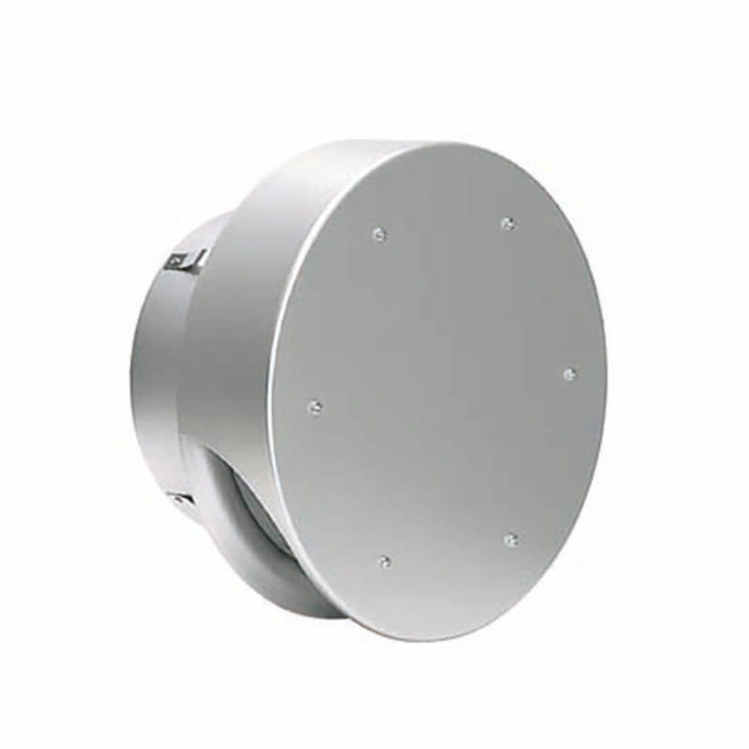 外壁用 アルミ製 換気口(薄型フラットフード)径Φ100用 薄型フード ガラリ型 換気フード SXU100