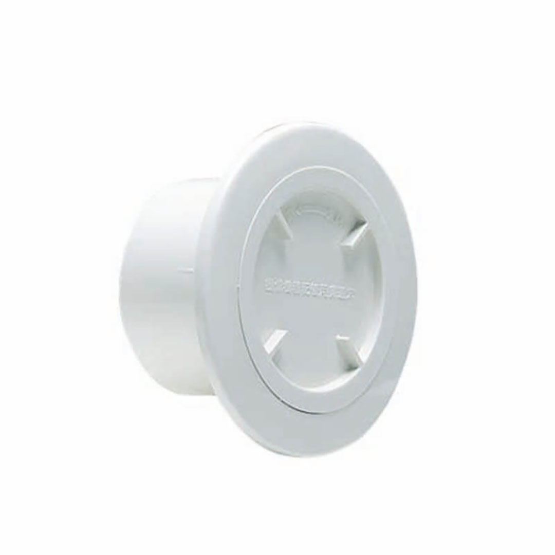 樹脂製 クーラーキャップ ダクト径Φ100用 貫通配管用 換気 キャップ KD100AC