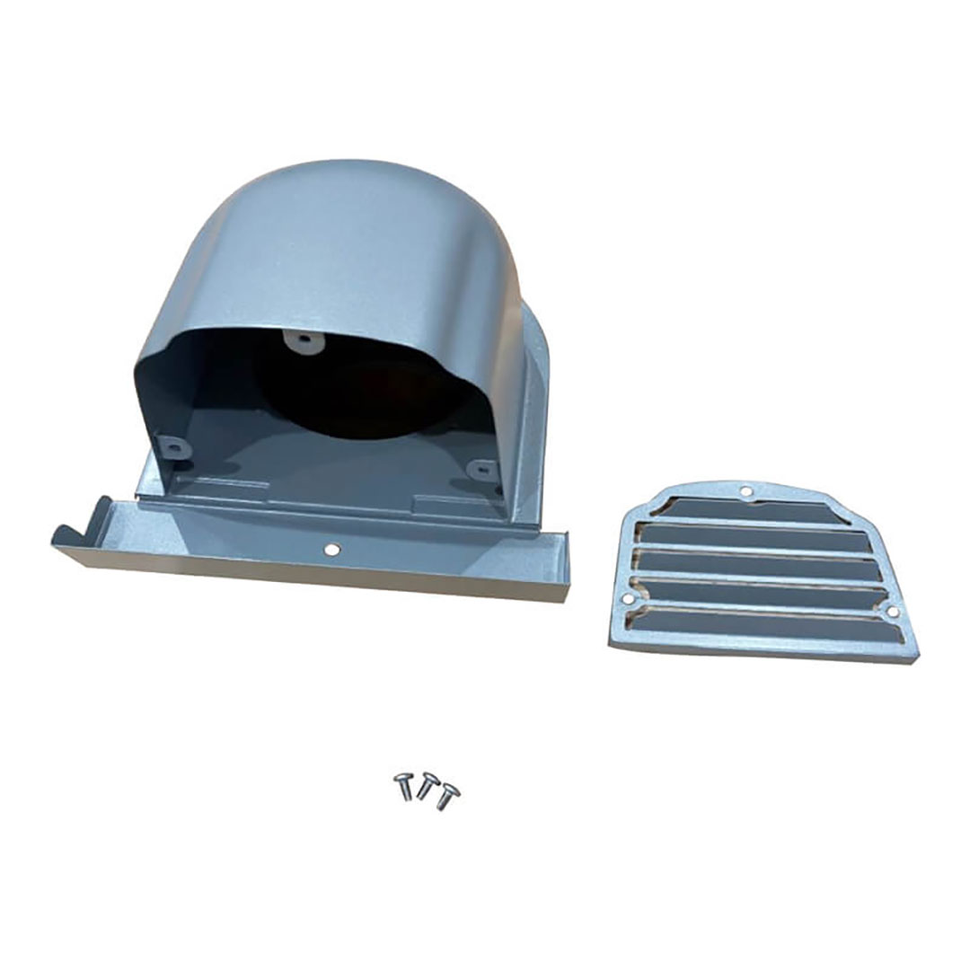 外壁用 ステンレス製 換気口(深型フード)径Φ100用 ガラリ型 換気フード 西邦工業 CFX100MS