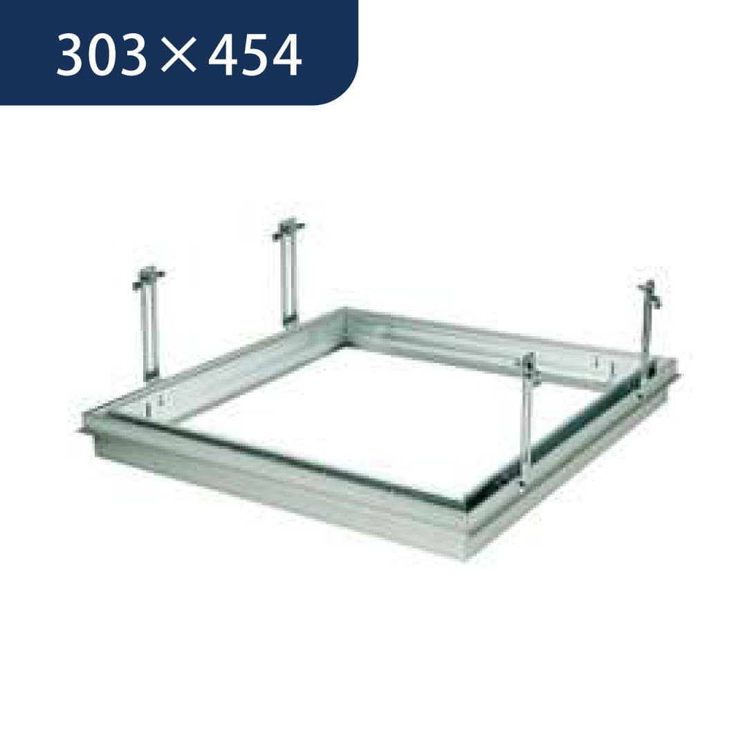 点検口 リーフ目地 3045 タイプ2 アルマイトシルバー 303×454 71060 天井 アルミ 目地 4方向開閉 創建