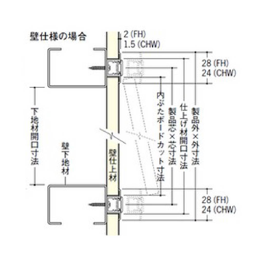 点検口 アルミ 天井 壁 CHW450-9 9.5mm ホワイトアルマイト 62275 450角 天井点検口 壁点検口 創建
