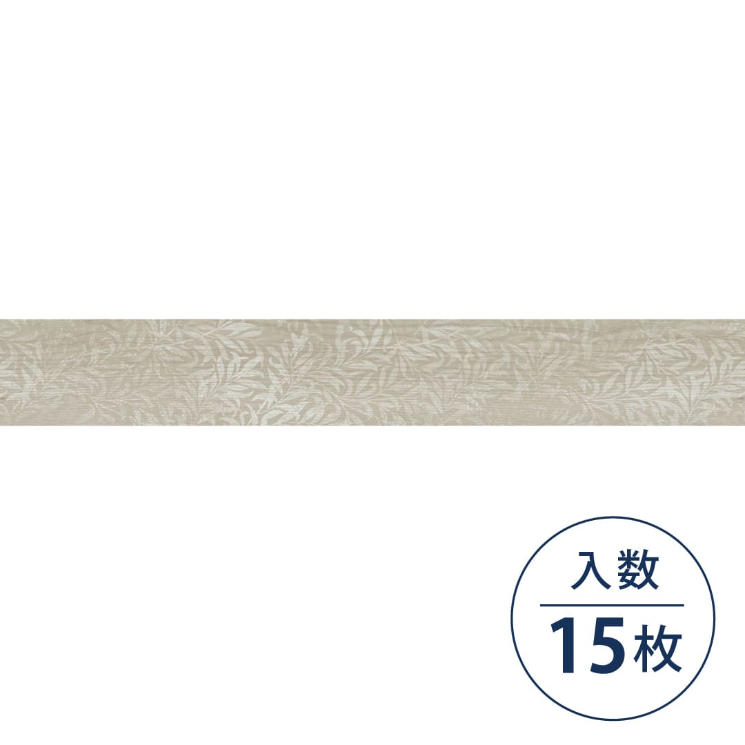 WD2001 フロアタイル（FLOOR TILE）MORRIS CHRONICLES モリスオーク 180×1260×2.5（mm）【ケース販売】15枚入 サンゲツ
