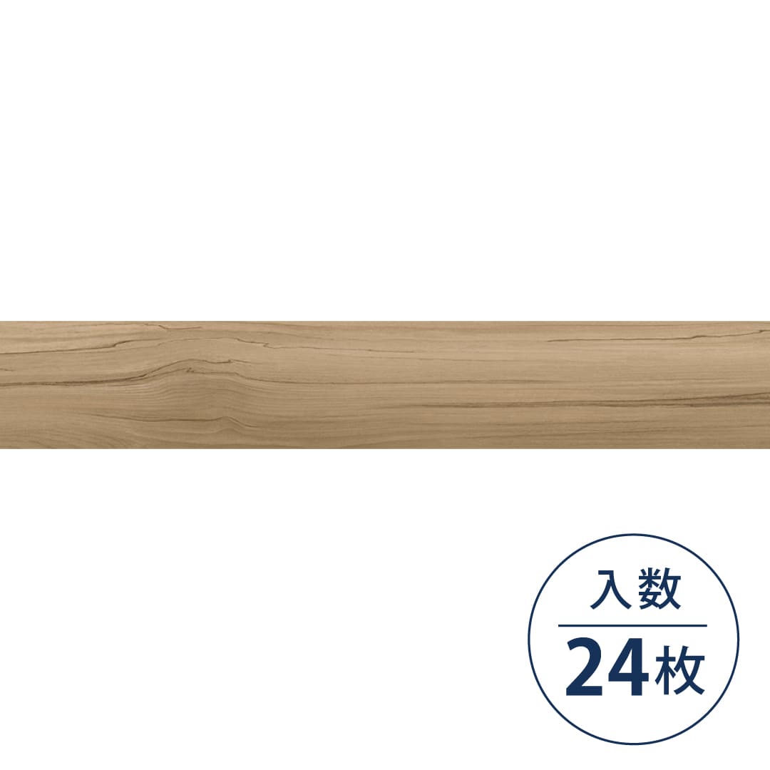 WD2008 フロアタイル（FLOOR TILE）ウッド ロシータバーチ 152.4×914.4×2.5（mm）【ケース販売】24枚入 サンゲツ