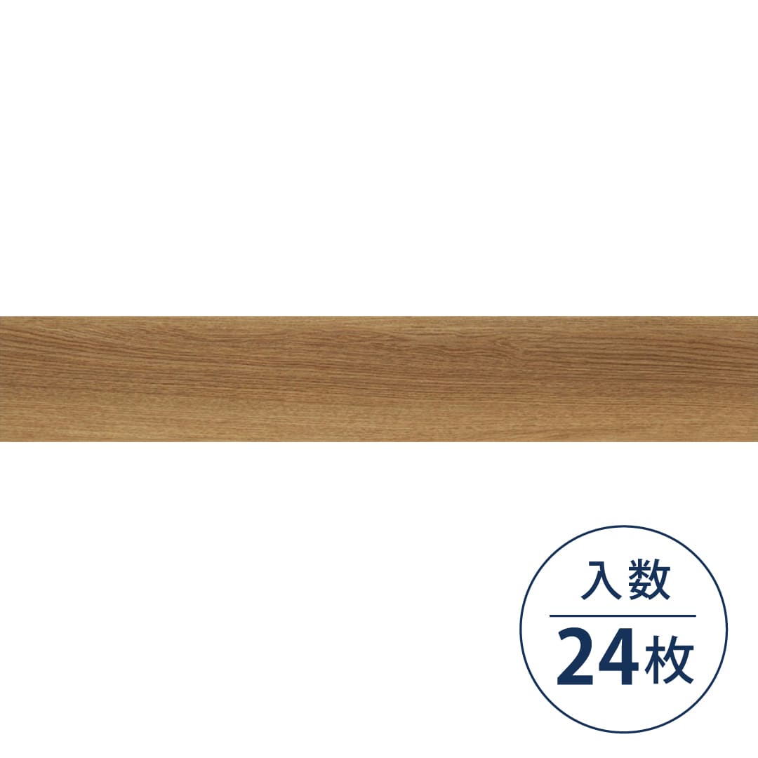 WD2019 フロアタイル（FLOOR TILE）ウッド ヨーロピアンオーク 152.4×914.4×2.5（mm）【ケース販売】24枚入 サンゲツ