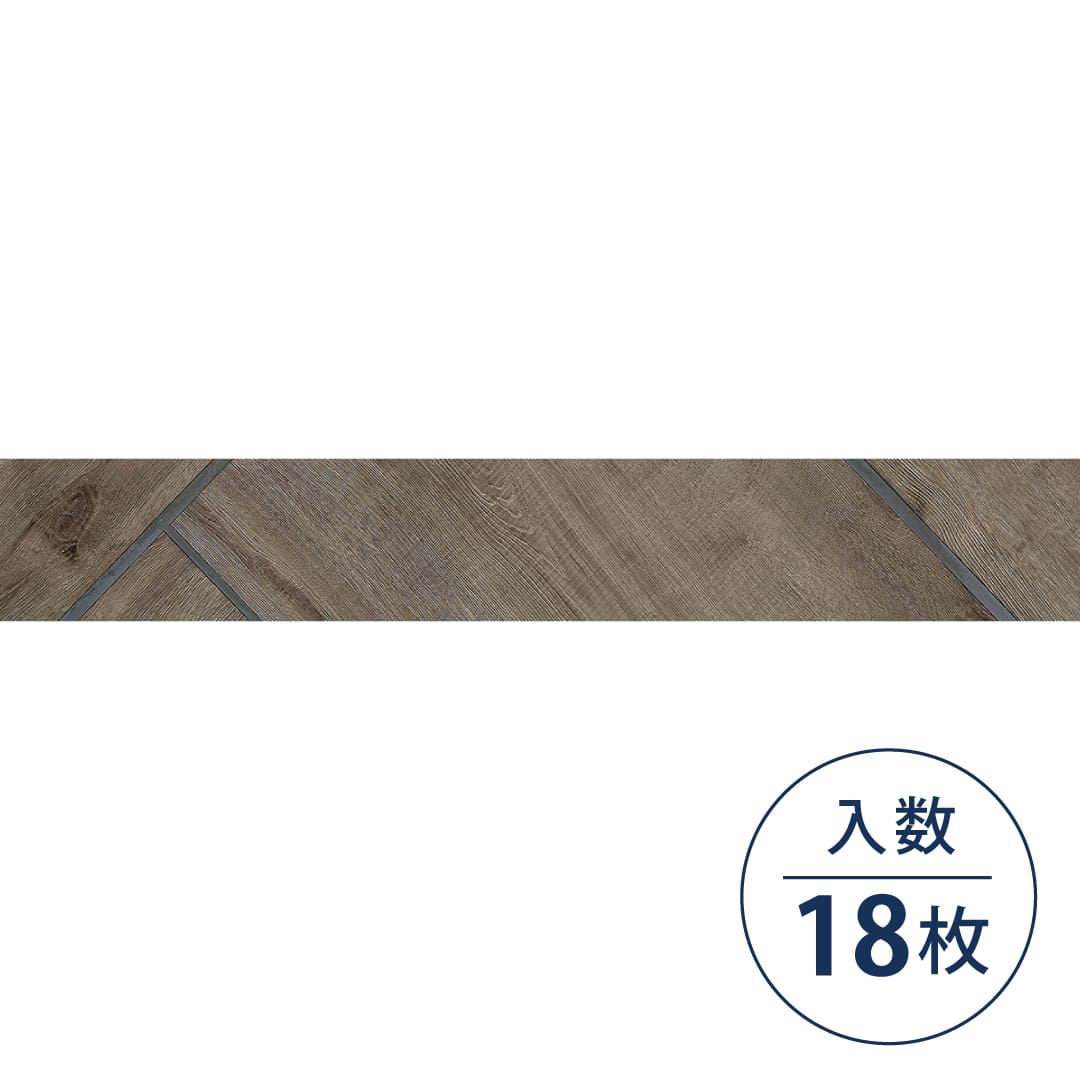 WD2150 フロアタイル（FLOOR TILE）ウッド メタルラインウッド 180×1200×2.5（mm）【ケース販売】18枚入 サンゲツ
