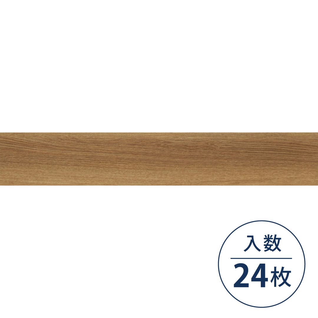 KT2009 フロアタイル（FLOOR TILE）ワックスフリータイル ヨーロピアンオークWF 152.4×914.4×2.5（mm）【ケース販売】24枚入 サンゲツ