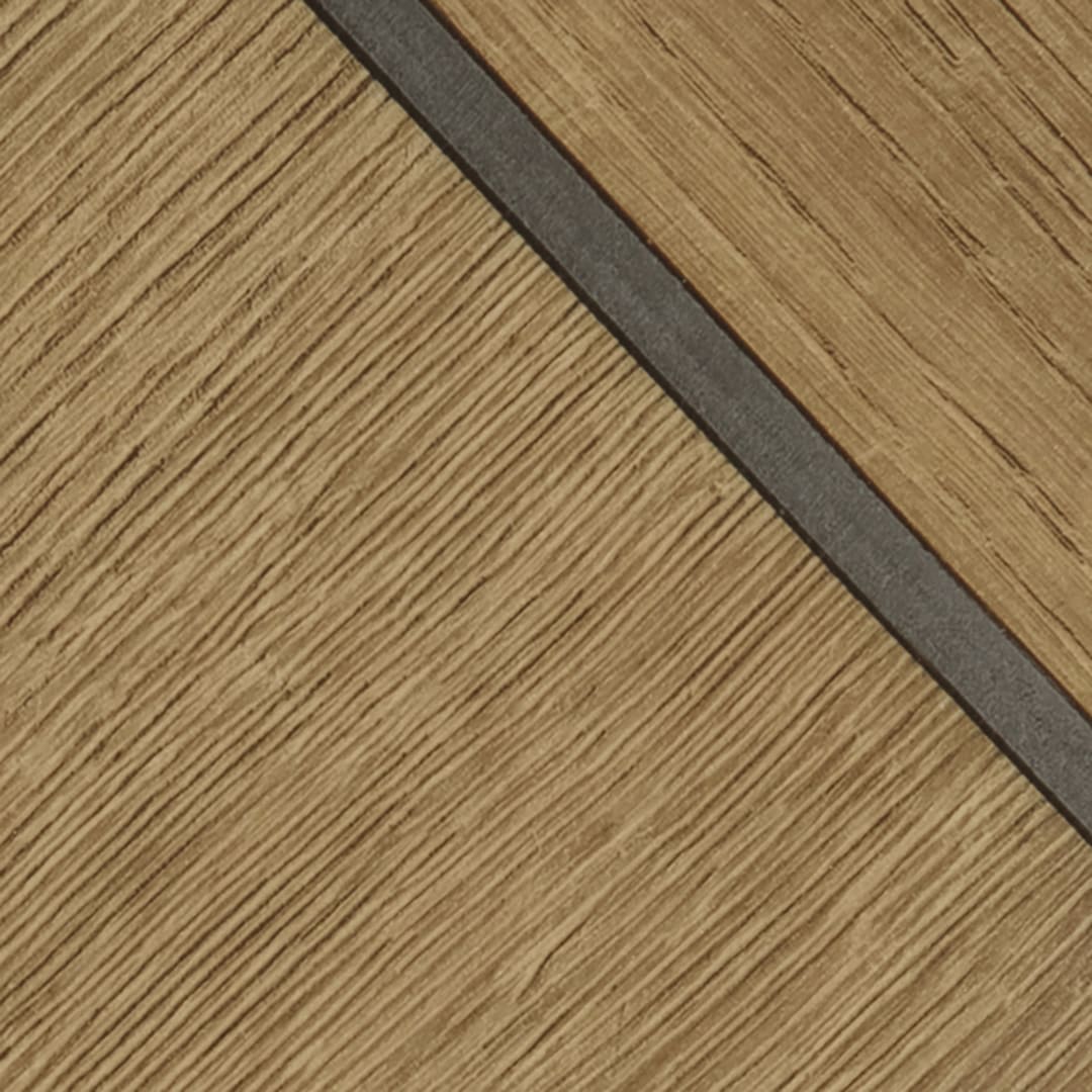 WD2148 フロアタイル（FLOOR TILE）ウッド メタルラインウッド 180×1200×2.5（mm）【ケース販売】18枚入 サンゲツ