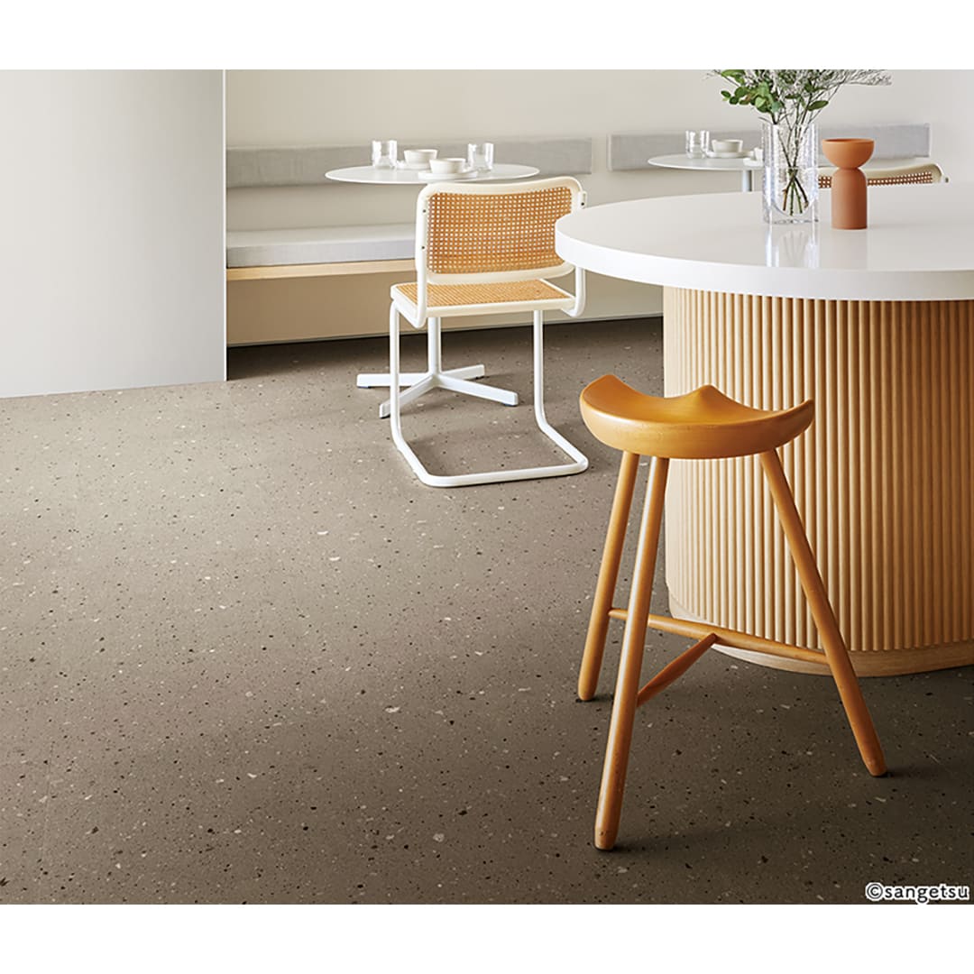 IS2018 フロアタイル（FLOOR TILE）ストーン＆アクセント シックテラゾー 457.2×457.2×2.5（mm） サンゲツ