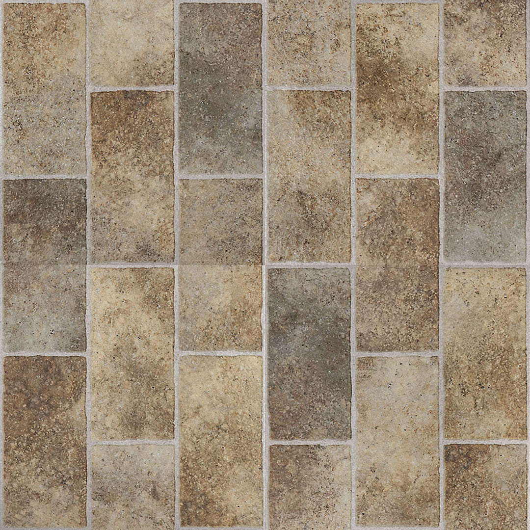 IS2107 フロアタイル（FLOOR TILE）ストーン＆アクセント エイジドストーン 457.2×457.2×2.5（mm）【ケース販売】16セット入 サンゲツ