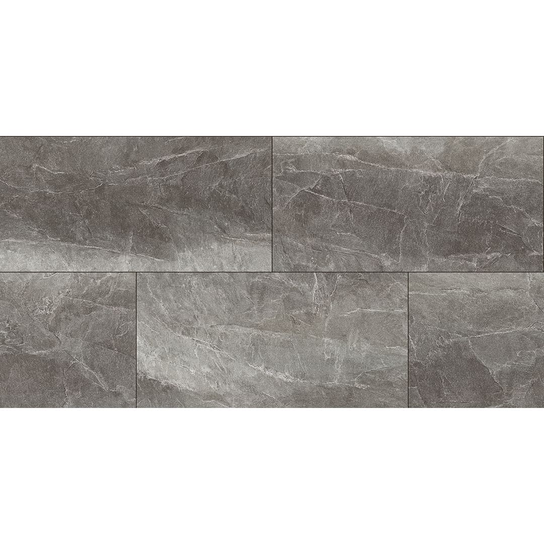 IS2155 フロアタイル（FLOOR TILE）ストーン＆アクセント ベインブラック 304.8×609.6×2.5（mm） サンゲツ