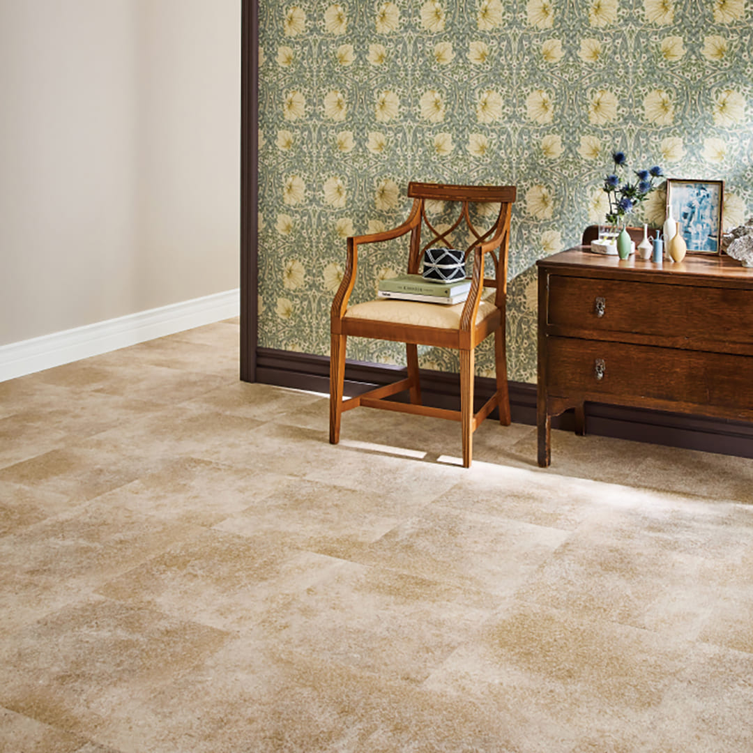 IS2004 フロアタイル（FLOOR TILE）MORRIS CHRONICLES オクソンストーン 457.2×457.2×2.5（mm） サンゲツ