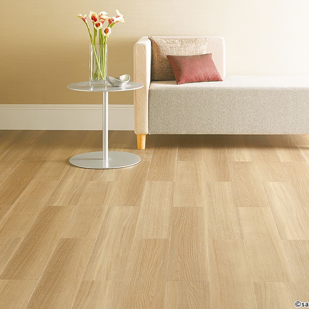 WD2018 フロアタイル（FLOOR TILE）ウッド ヨーロピアンオーク 152.4×914.4×2.5（mm）【ケース販売】24枚入 サンゲツ
