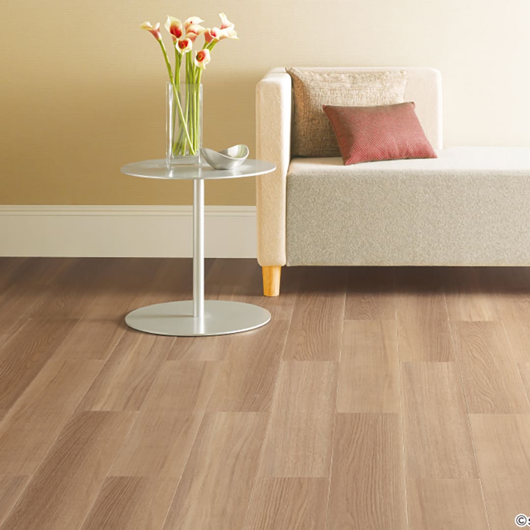WD2020 フロアタイル（FLOOR TILE）ウッド ヨーロピアンオーク 152.4×914.4×2.5（mm）【ケース販売】24枚入 サンゲツ
