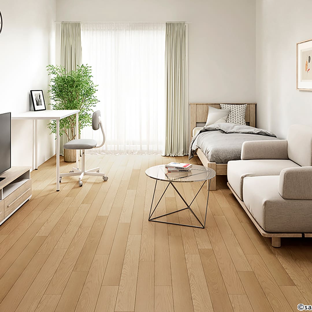 WD2032N フロアタイル（FLOOR TILE）ウッド スピンオーク 100×914.4×2.5（mm）【ケース販売】36枚入 サンゲツ