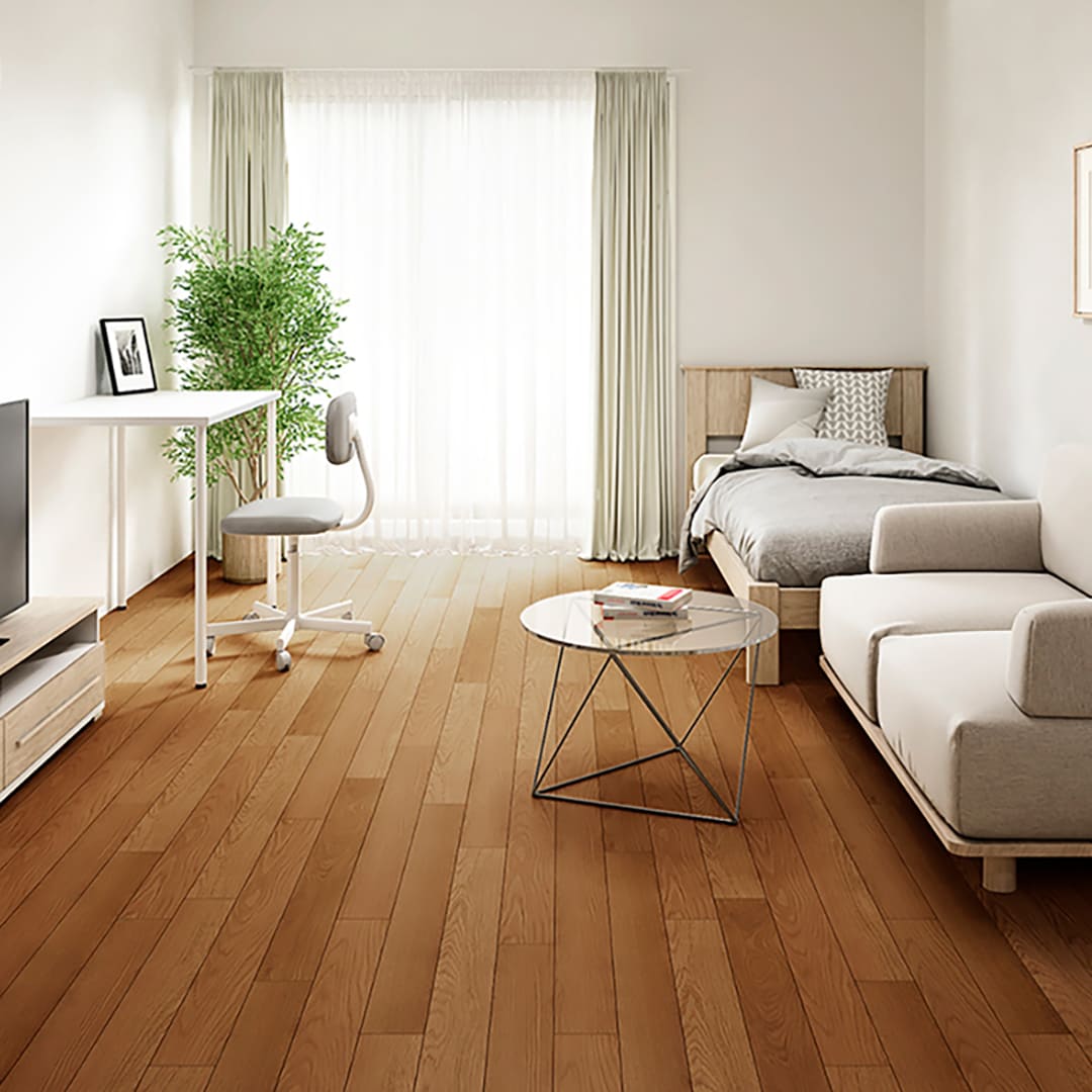 WD2035N フロアタイル（FLOOR TILE）ウッド スピンオーク 100×914.4×2.5（mm）【ケース販売】36枚入 サンゲツ