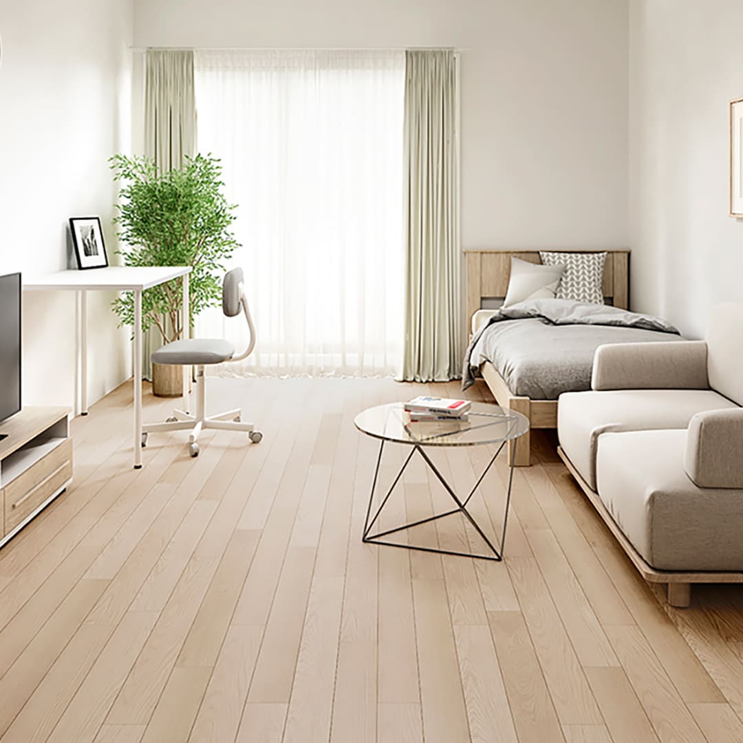 WD2036N フロアタイル（FLOOR TILE）ウッド スピンオーク 100×914.4×2.5（mm）【ケース販売】36枚入 サンゲツ