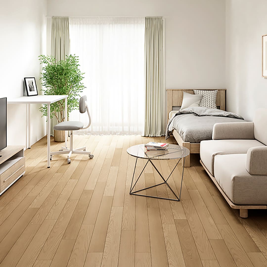 WD2038N フロアタイル（FLOOR TILE）ウッド スピンオーク 100×914.4×2.5（mm）【ケース販売】36枚入 サンゲツ