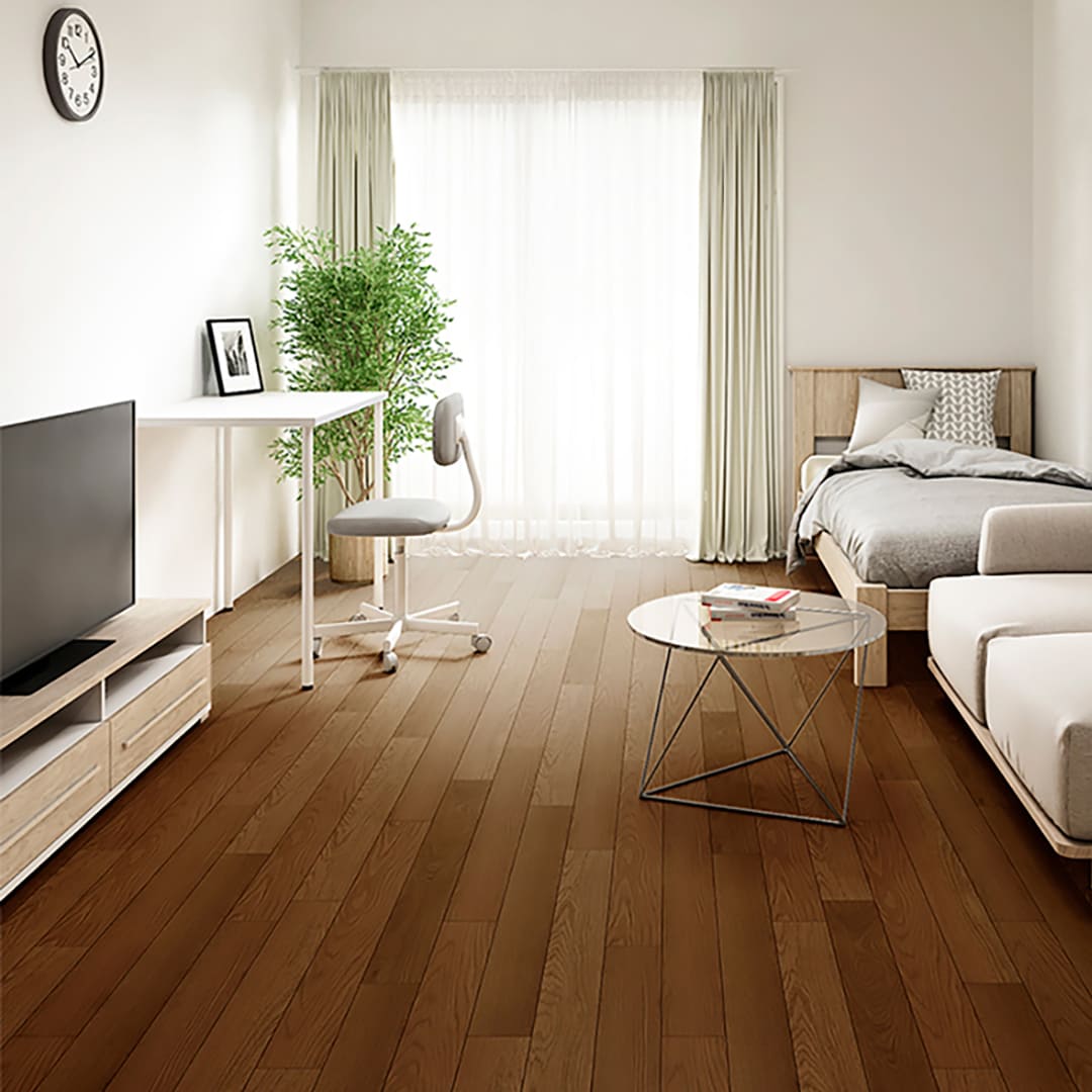 WD2040N フロアタイル（FLOOR TILE）ウッド スピンオーク 100×914.4×2.5（mm）【ケース販売】36枚入 サンゲツ