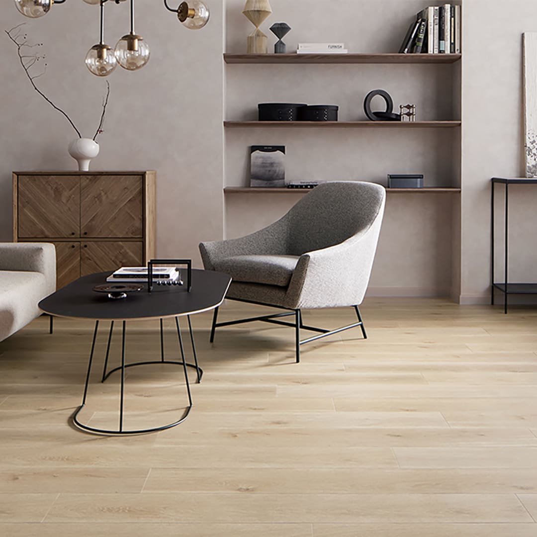 WD2055 フロアタイル（FLOOR TILE）ウッド ドライオーク 180×1260×2.5（mm）【ケース販売】15枚入 サンゲツ