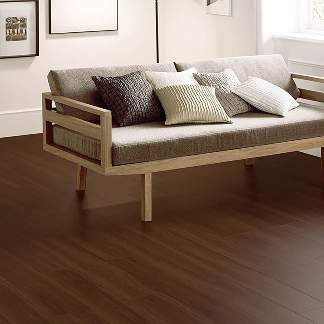 WD2072 フロアタイル（FLOOR TILE）ウッド ウォルナット 152.4×914.4×2.5（mm）【ケース販売】24枚入 サンゲツ