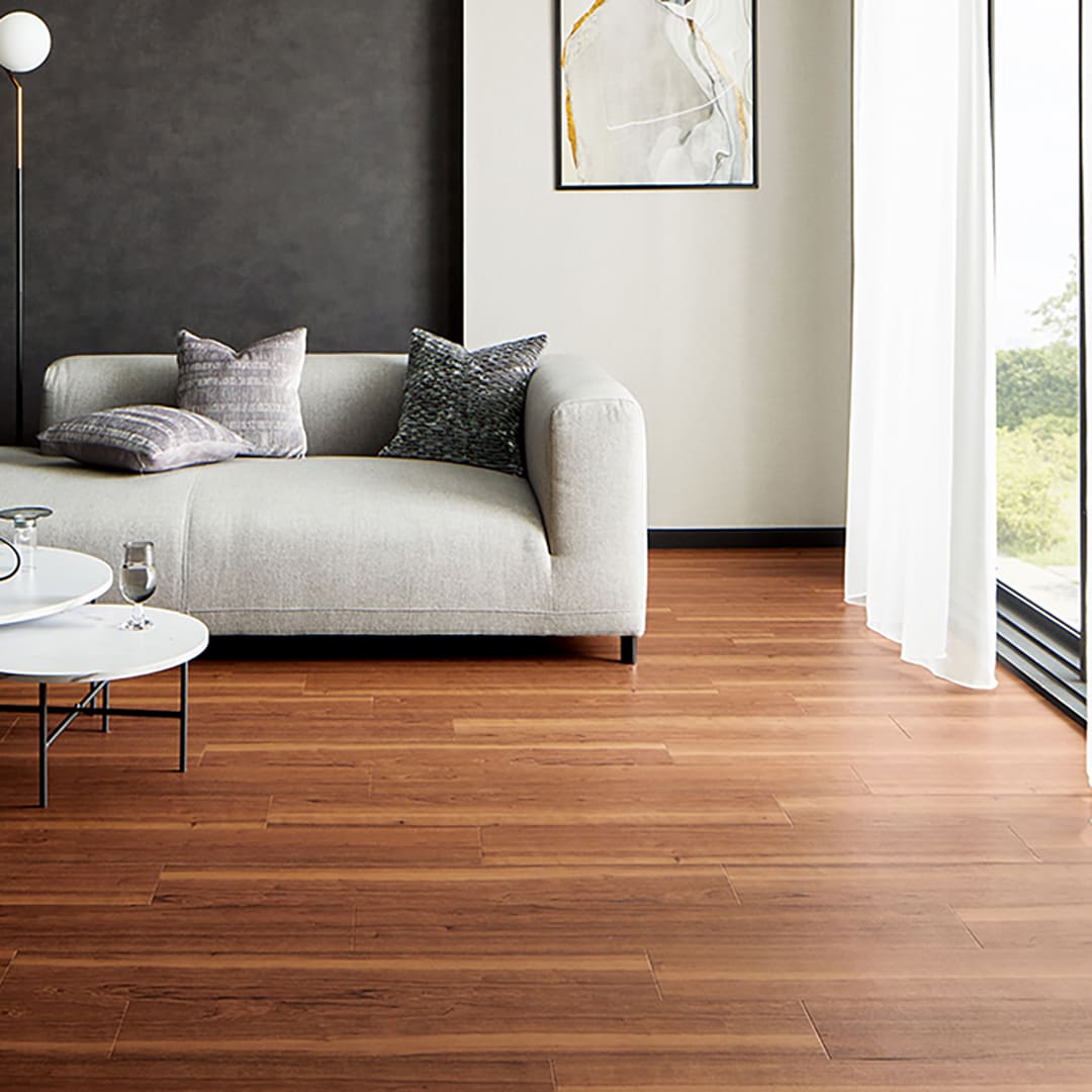 WD2086 フロアタイル（FLOOR TILE）ウッド ブラックチェリー 152.4×914.4×2.5（mm）【ケース販売】24枚入 サンゲツ