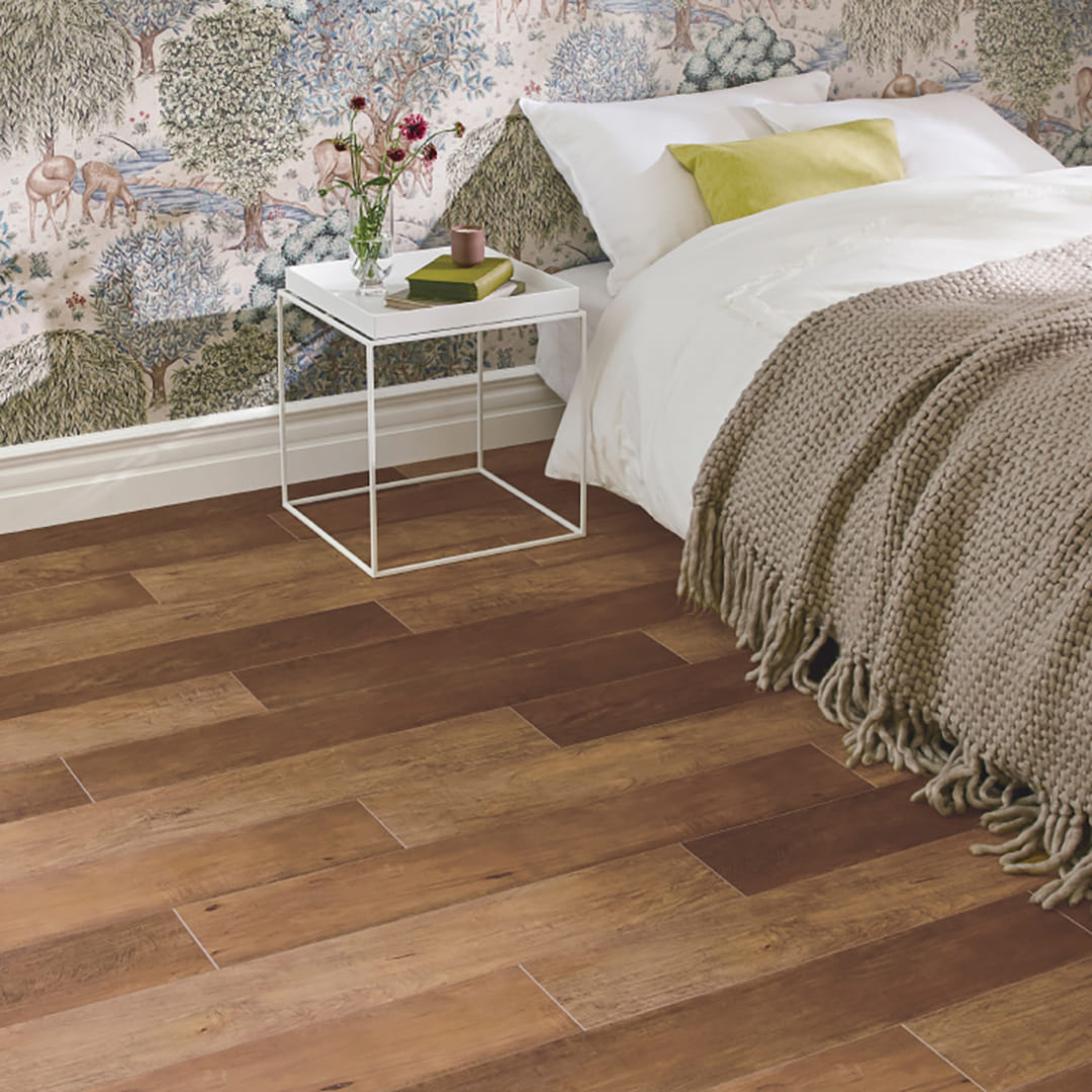 WD2087 フロアタイル（FLOOR TILE）ウッド ビンテージチェリー 152.4×914.4×2.5（mm）【ケース販売】24枚入 サンゲツ