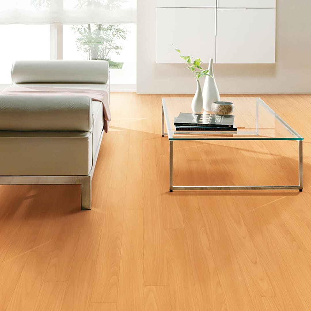 WD2090 フロアタイル（FLOOR TILE）ウッド ビーチ 100×914.4×2.5（mm）【ケース販売】36枚入 サンゲツ