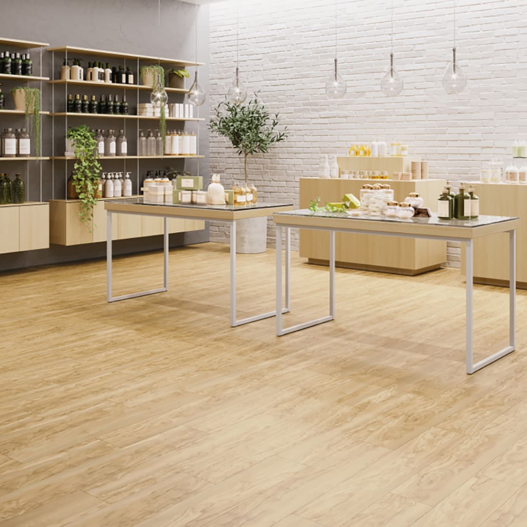 WD2095 フロアタイル（FLOOR TILE）ウッド オリーブ 152.4×914.4×2.5（mm）【ケース販売】24枚入 サンゲツ