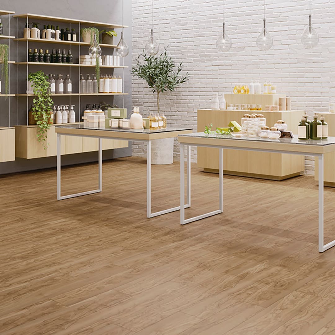 WD2096 フロアタイル（FLOOR TILE）ウッド オリーブ 152.4×914.4×2.5（mm）【ケース販売】24枚入 サンゲツ