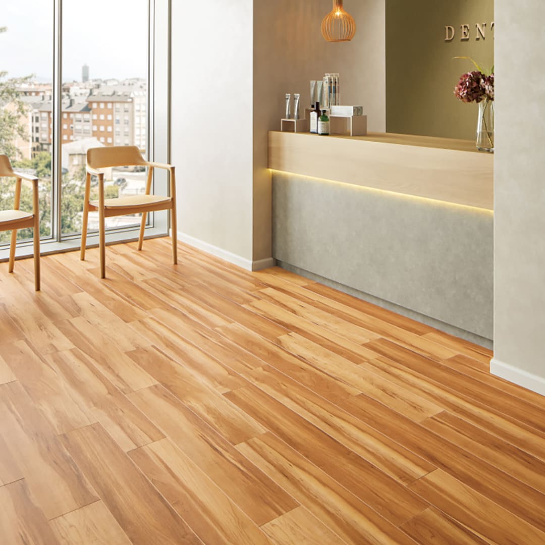 WD2099 フロアタイル（FLOOR TILE）ウッド シュガーメイプル 152.4×914.4×2.5（mm）【ケース販売】24枚入 サンゲツ