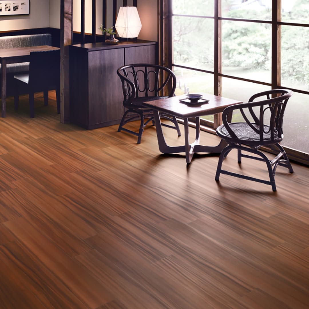 WD2103 フロアタイル（FLOOR TILE）ウッド モンキーポッド 152.4×914.4×2.5（mm）【ケース販売】24枚入 サンゲツ
