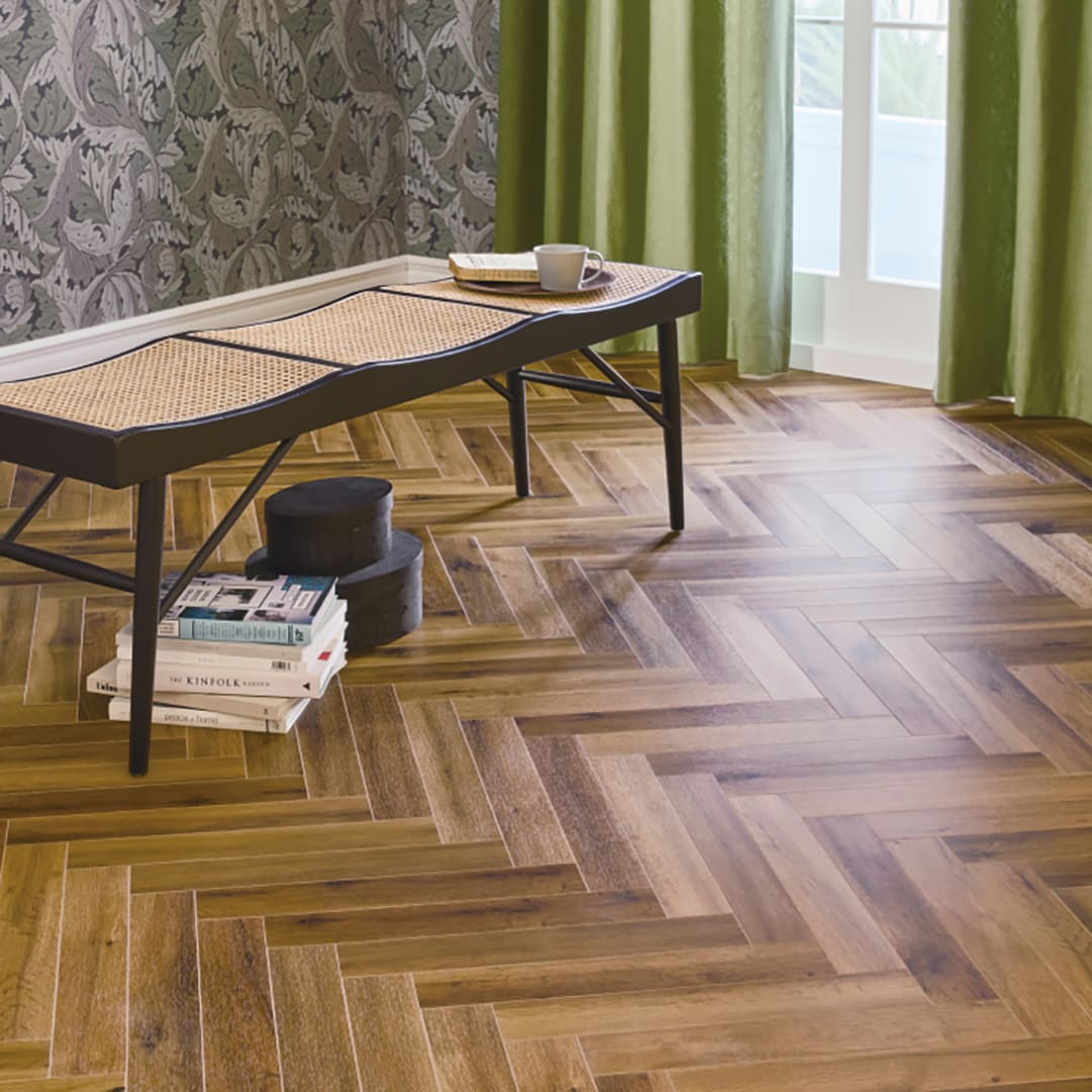 WD2119 フロアタイル（FLOOR TILE）ウッド ウォッシュドオーク 75×450×2.5（mm）【ケース販売】120枚入 サンゲツ