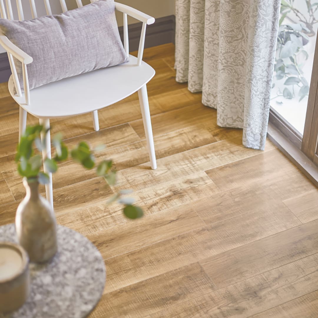 WD2129 フロアタイル（FLOOR TILE）ウッド ハーベストオーク 152.4×914.4×2.5（mm）【ケース販売】24枚入 サンゲツ