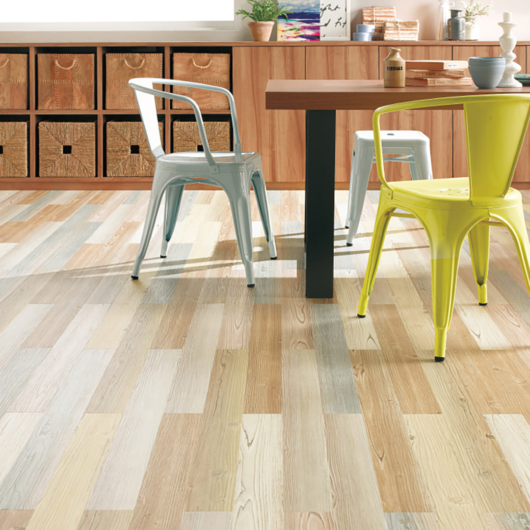 WD2132 フロアタイル（FLOOR TILE）ウッド カラードウッド 91.4×914.4×2.5（mm）【ケース販売】40枚入 サンゲツ