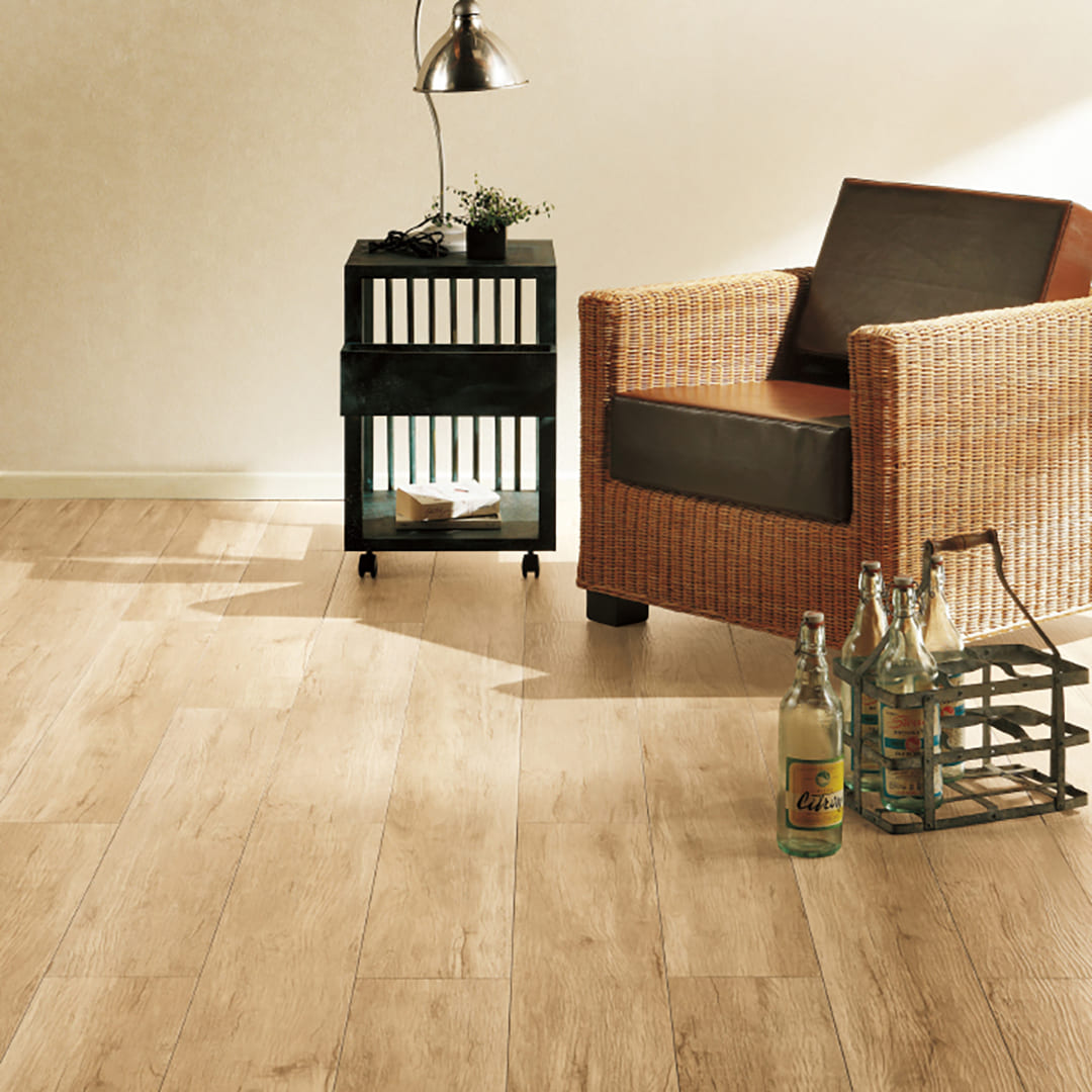 WD2135 フロアタイル（FLOOR TILE）ウッド ビンテージオーク 180×1200×2.5（mm）【ケース販売】15枚入 サンゲツ
