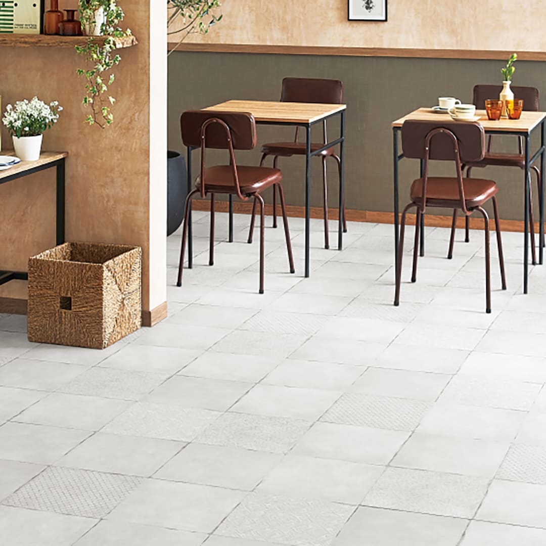 IS2014 フロアタイル（FLOOR TILE）ストーン＆アクセント イビザ 304.8×304.8×2.5（mm）【ケース販売】40枚入 サンゲツ