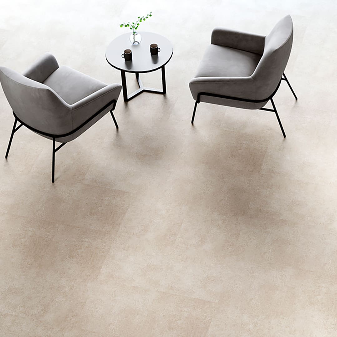 IS2024 フロアタイル（FLOOR TILE）ストーン＆アクセント アシュート 457.2×457.2×2.5（mm） サンゲツ