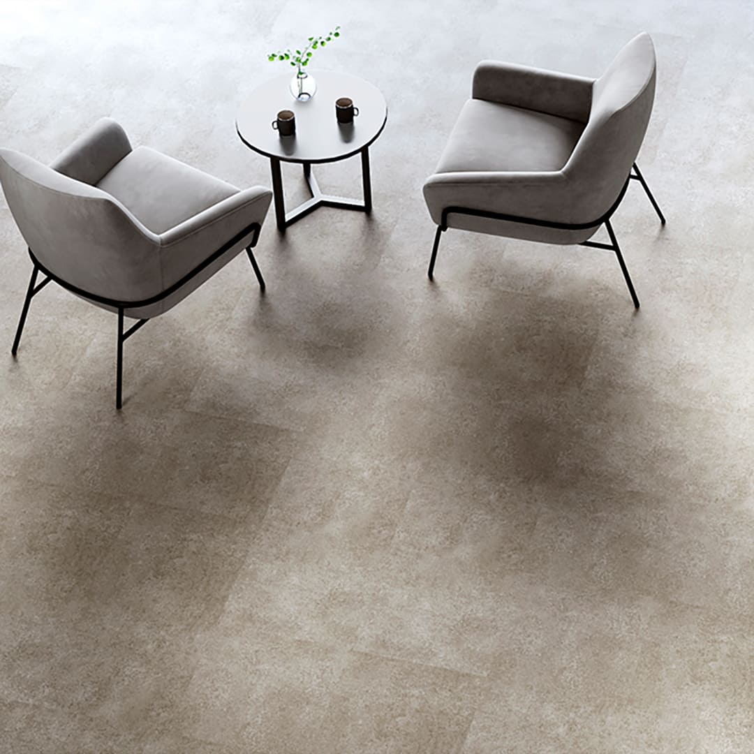 IS2025 フロアタイル（FLOOR TILE）ストーン＆アクセント アシュート 457.2×457.2×2.5（mm） サンゲツ