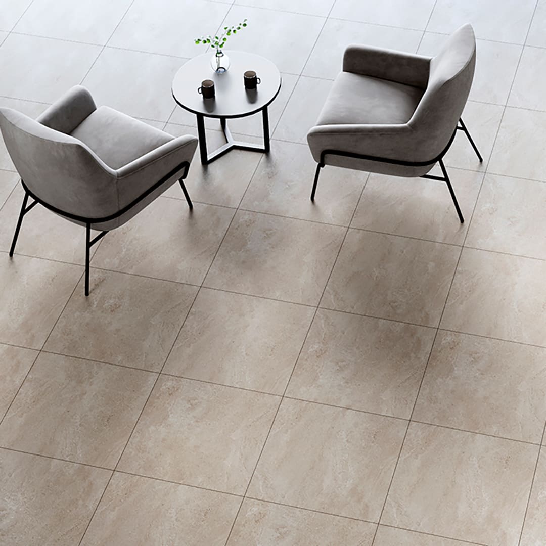 IS2031A フロアタイル（FLOOR TILE）ストーン＆アクセント モルテストーン 609.6×609.6×2.5（mm） サンゲツ