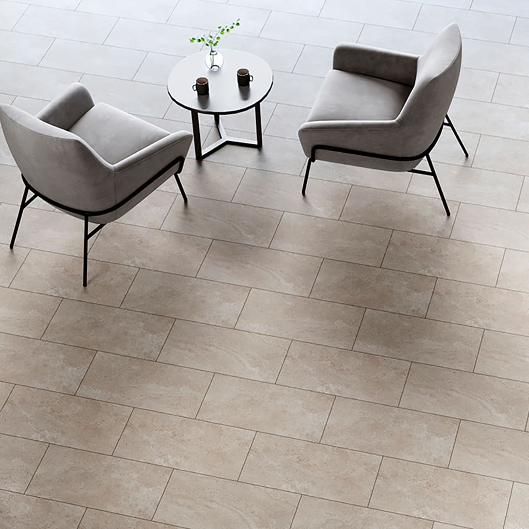 IS2031B フロアタイル（FLOOR TILE）ストーン＆アクセント モルテストーン 304.8×609.6×2.5（mm） サンゲツ