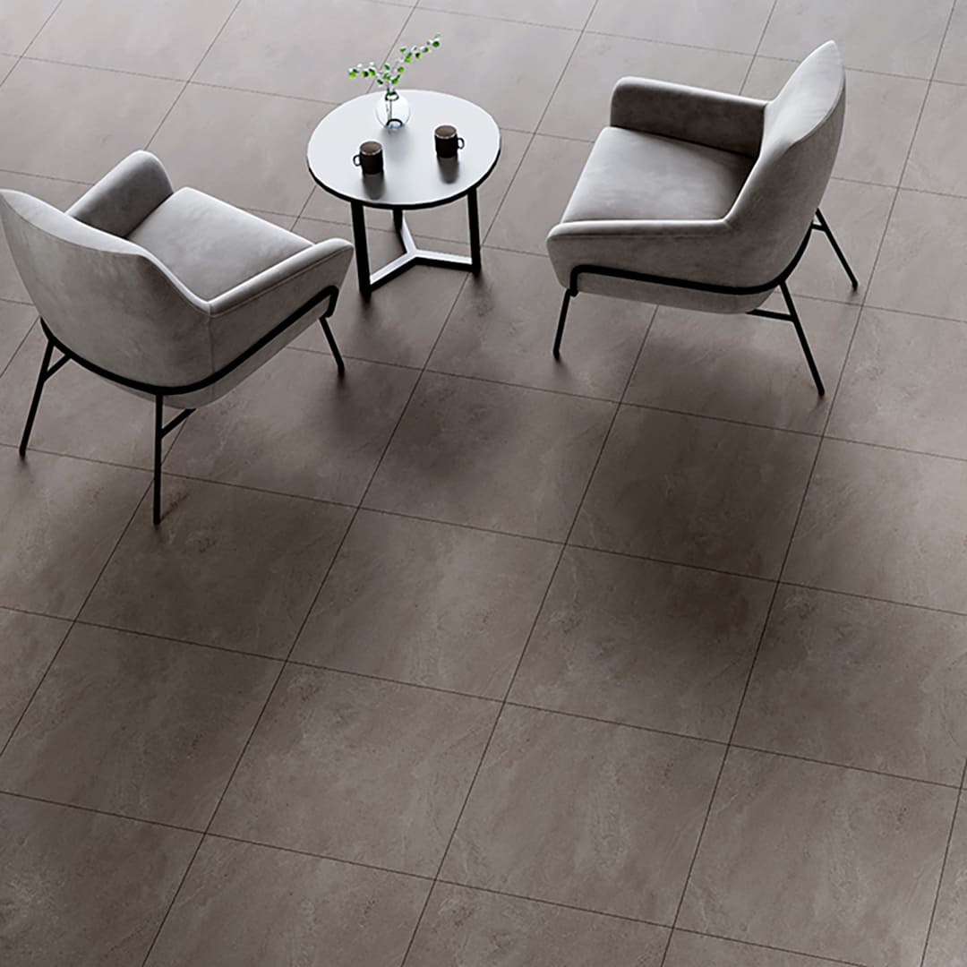 IS2033A フロアタイル（FLOOR TILE）ストーン＆アクセント モルテストーン 609.6×609.6×2.5（mm） サンゲツ