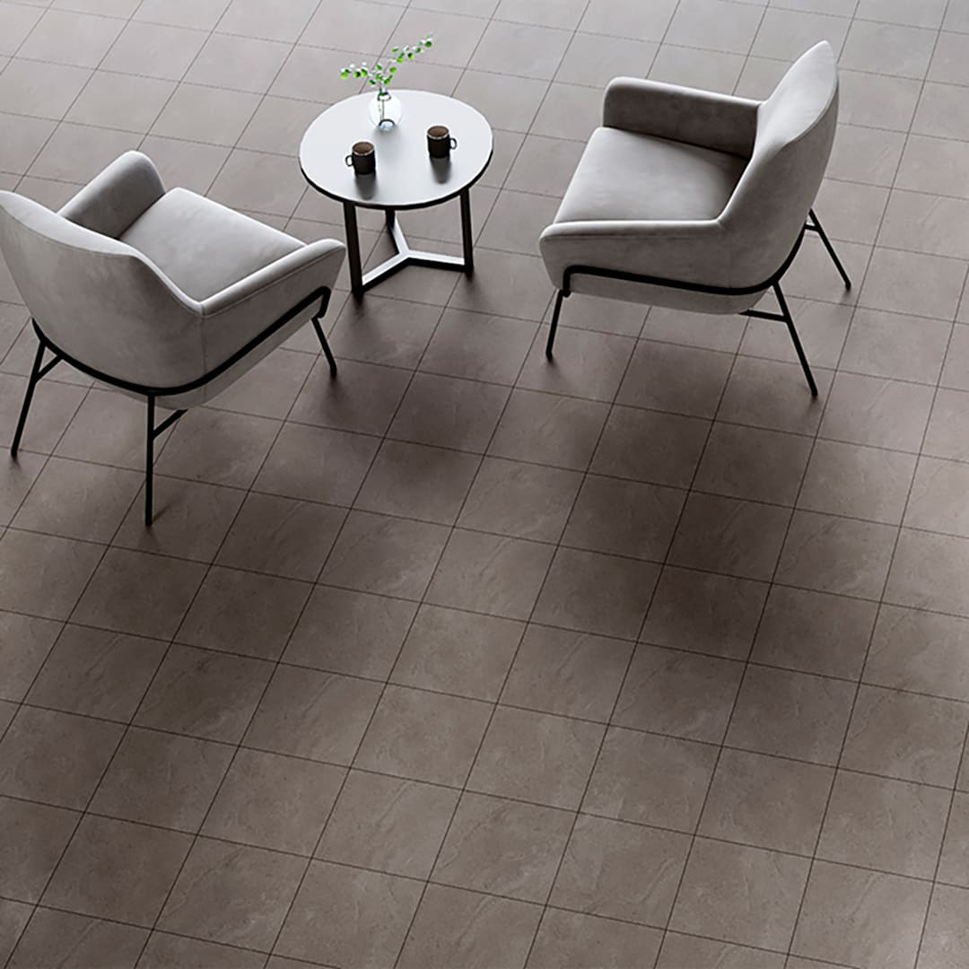 IS2033F フロアタイル（FLOOR TILE）ストーン＆アクセント モルテストーン 304.8×304.8×2.5（mm） サンゲツ