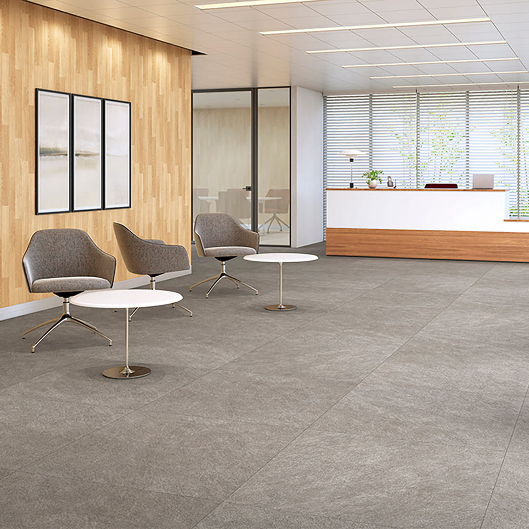 IS2046 フロアタイル（FLOOR TILE）ストーン＆アクセント シレオストーン 914.4×914.4×2.5（mm）【ケース販売】5枚入 サンゲツ